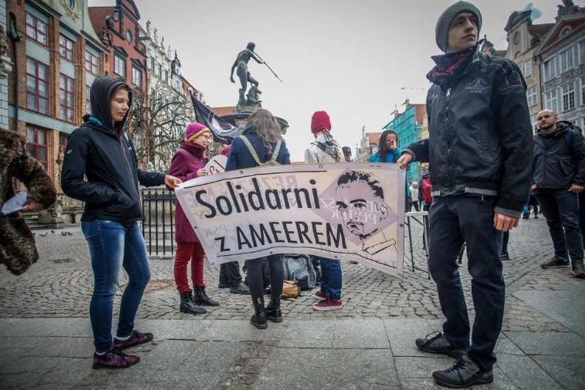 Protest sprawiedliwość dla Ameera w Gdańsku  [WIDEO, ZDJĘCIA] 