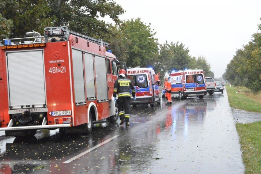 Grożny wypadek na drodze między Kościanem a Nowym Luboszem