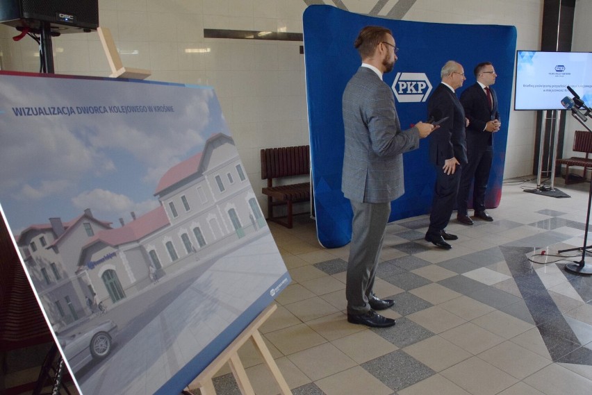 Dworzec PKP w Krośnie zostanie zmodernizowany. Znalazł się na liście Programu Inwestycji Dworcowych [ZDJĘCIA, WIZUALIZACJE]