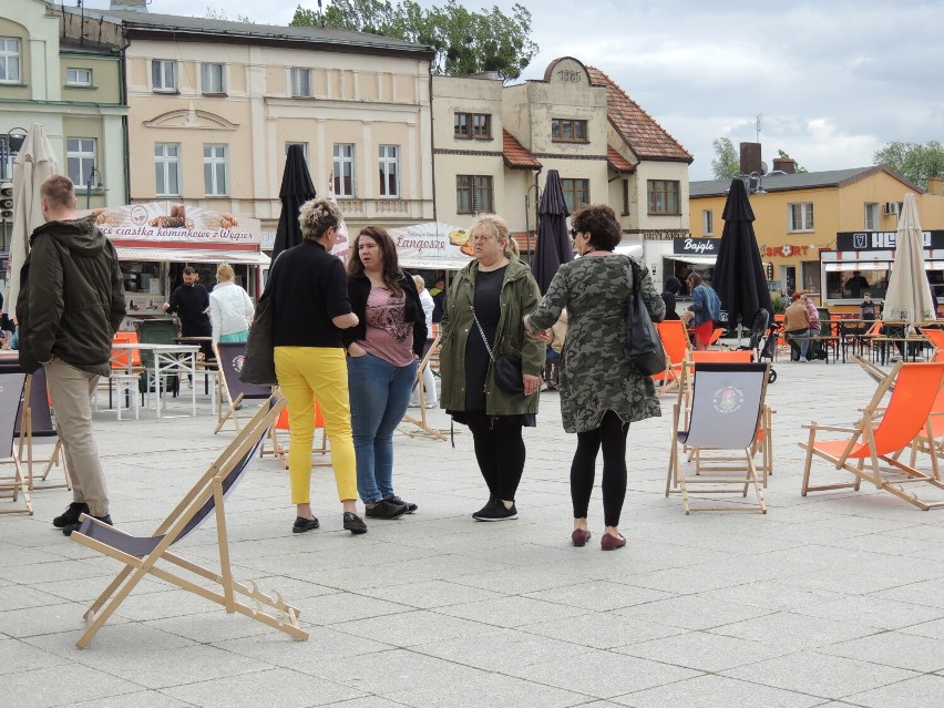 Mimo nie do końca sprzyjającej pogody wielu wągrowczan...