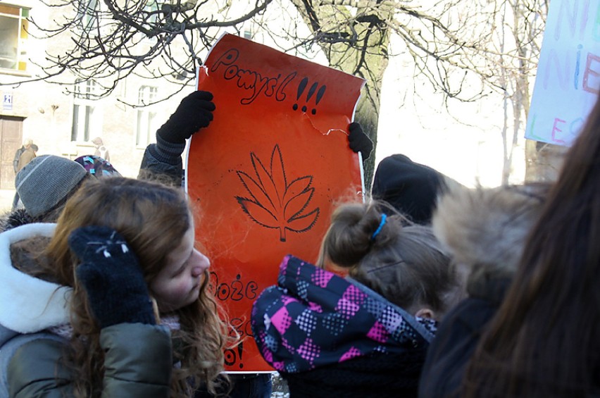 Pikieta przeciwko sprzedaży dopalaczy w Olsztynie [zdjęcia]