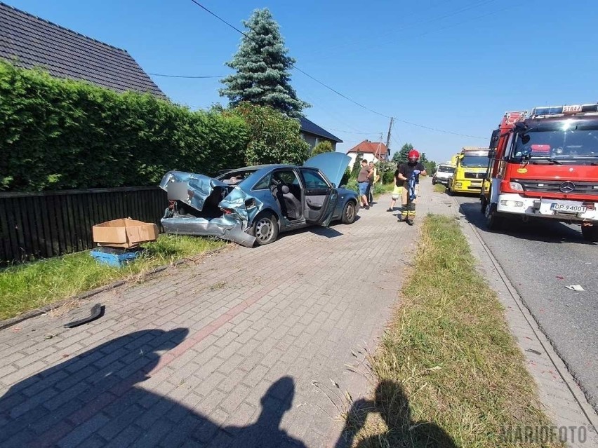 Wypadek w Lędzinach.