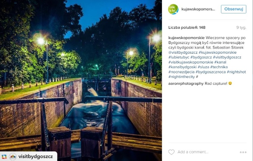 Bydgoszcz na Instagramie. Moje miasto takie piękne nocą [zdjęcia]