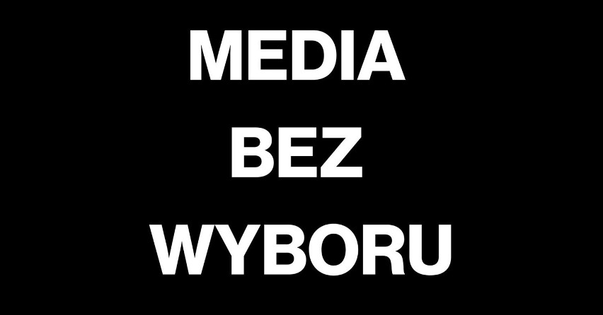 Media bez wyboru. Protest mediów przeciwko nowej opłacie. List otwarty