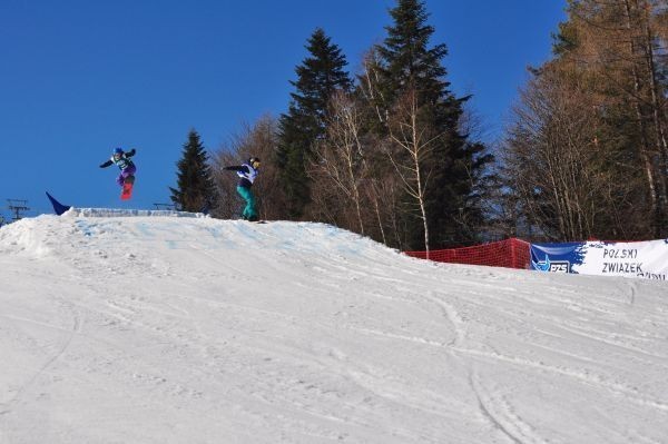 Krynica-Zdrój: Mistrzostwa Snowboard Cross [ZDJĘCIA]