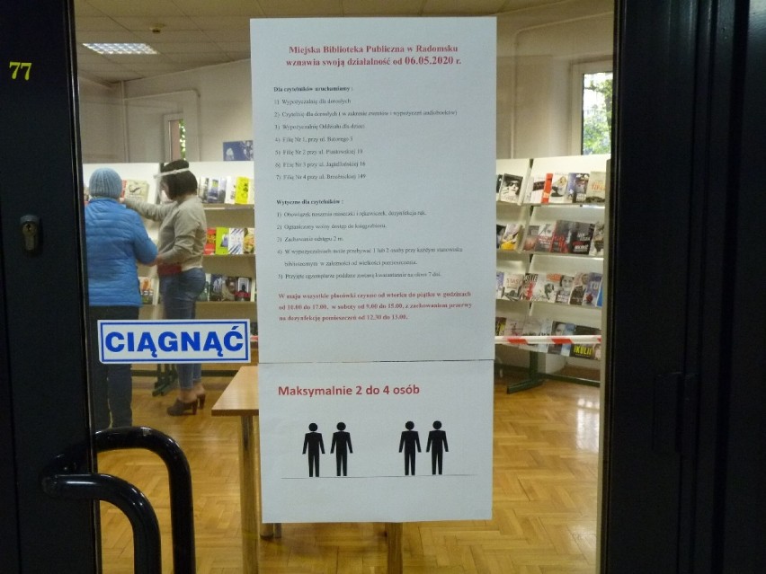 Miejska Biblioteka Publiczna w Radomsku już wypożycza książki czytelnikom [ZDJĘCIA]