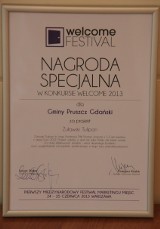 Gm. Pruszcz Gd. Nagroda za Żuławski Tulipan na Pierwszym Międzynarodowym Festiwalu Marketingu Miejsc