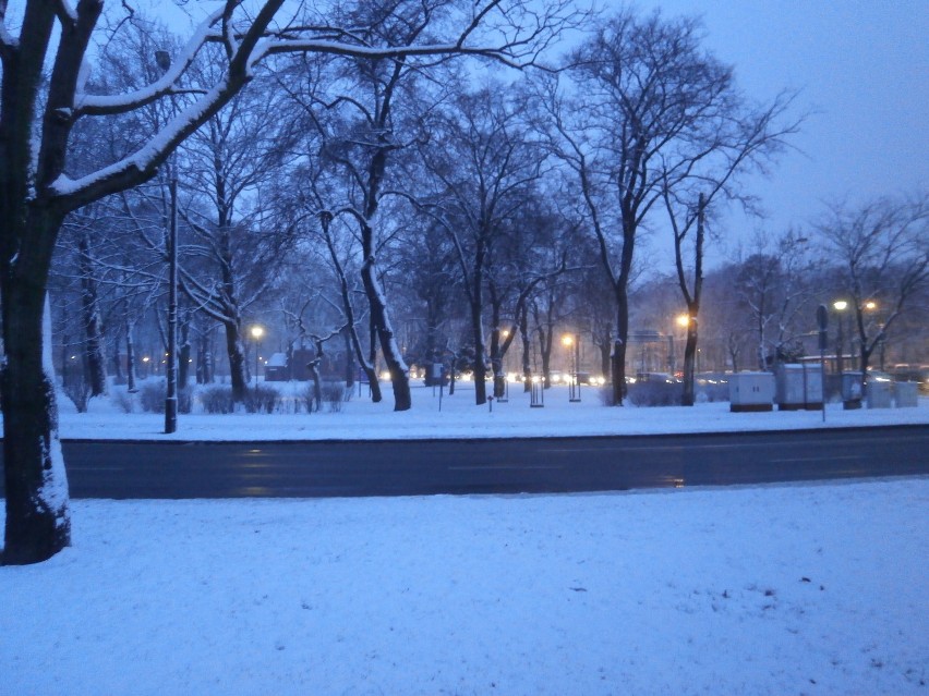 Zima w Poznaniu: Śnieżny poranek w naszym mieście