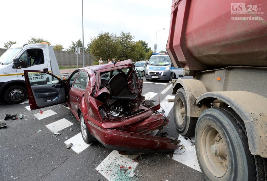 Wypadek na ul. Taczaka w Szczecinie. Tworzą się zatory