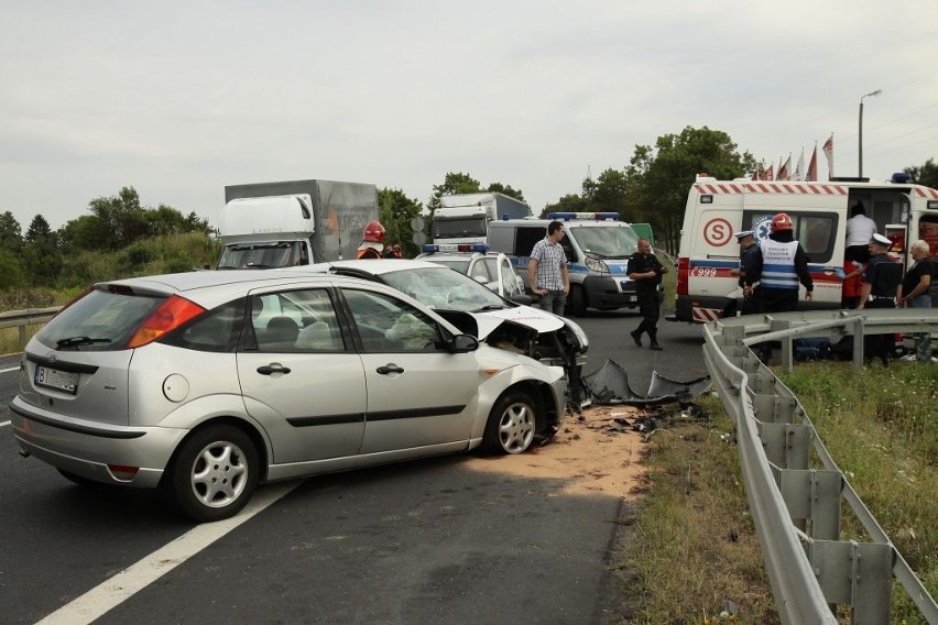 Wypadek na obwodnicy Kutna