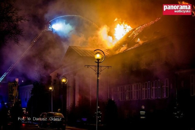 Minęło właśnie sześć lat od wielkiego pożaru w Szczawnie-Zdroju. spłonął wówczas Zakład Przyrodoleczniczy