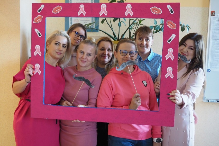 W Technikum nr 3 w Malborku odbył się "Niebiesko-różowy piątek" , czyli dzień profilaktyki nowotworowej