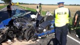 Wypadek w miejscowości Bukowa Śląska na DK 39. Zderzyły się dwie osobówki
