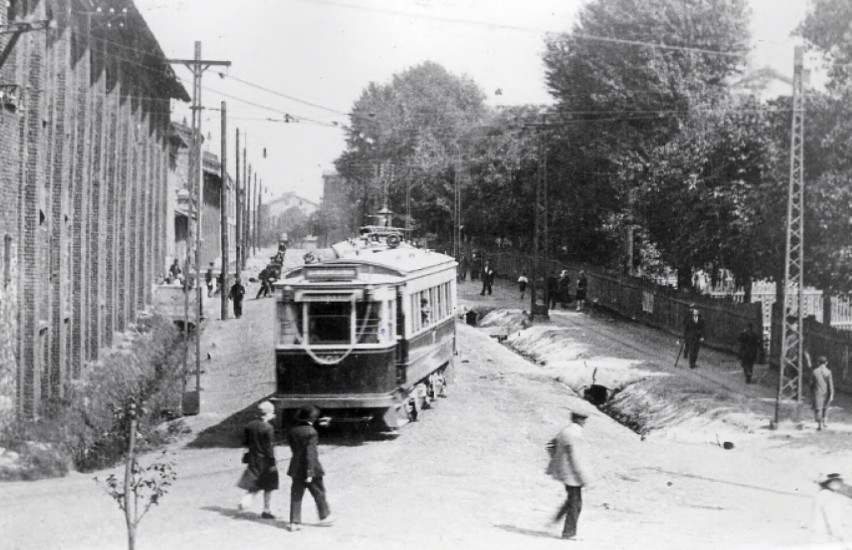 Ulica Sobieskiego 1928 rok...