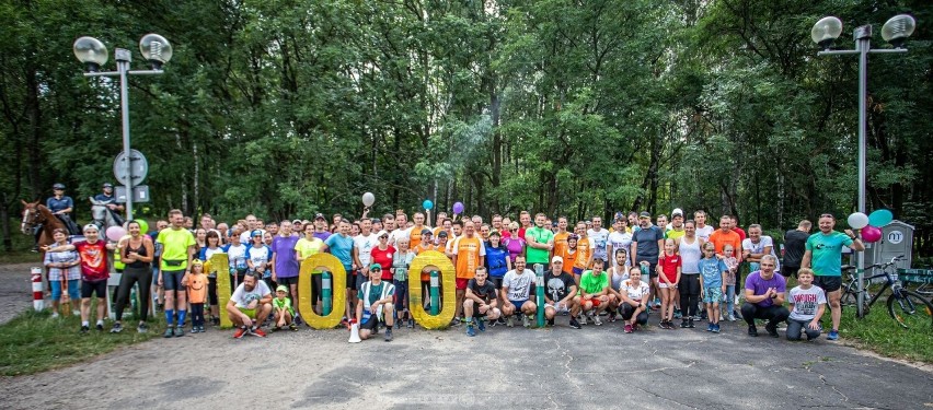 100 Parkrun w Lesie Aniołowskim w Częstochowie. Na starcie...