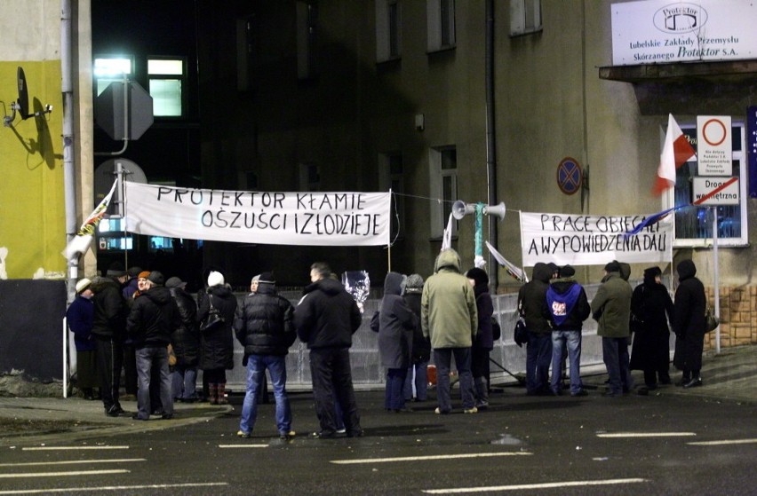 Czwarty dzień protestu w lubelskim Protektorze (WIDEO, ZDJĘCIA)
