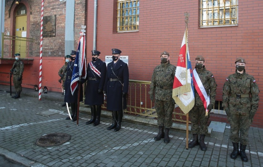 Odsłonięcie muralu "Kaszubska 28" i inne uroczystości upamiętniające Żołnierzy Wyklętych w Szczecinie