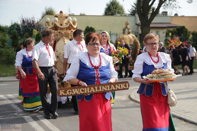 Tegoroczne powiatowe święto plonów zorganizowano w Tłuchowie. Tradycyjnie rolnicy rozpoczęli dożynki od mszy św. w kościele parafialnym. Następnie korowód przeszedł na stadion, gdzie oficjalnie podziękowano za plony i podzielono się wypiekami z tegorocznej mąki. Role starostów dożynek pełnili: Anna Szplitgejber z Marianek gm. Tłuchowo i Radosław Balcerkowski z Kisielewa, gm. Dobrzyń nad Wisłą. Nie zabrakło poczęstunku przygotowanego  przez koła gospodyń. No i dobrej zabawy.