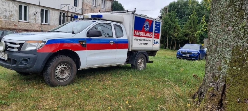 Odnaleziono zaginioną 53-letnią kobietę z gminy Liniewo. Ugrzęzła w bagnie i nie mogła się ruszyć