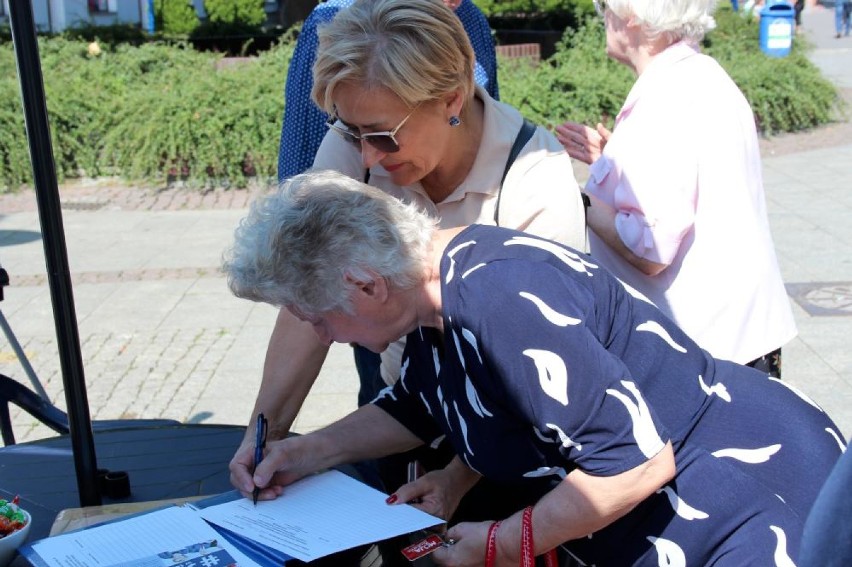 Szejnfeld i Janyska zbierali podpisy pod listami poparcia [ZDJĘCIA]