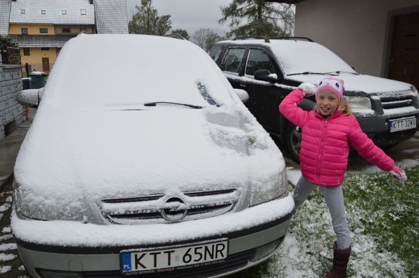 Pierwszy śnieg spadł w Zakopanem [ZDJĘCIA]