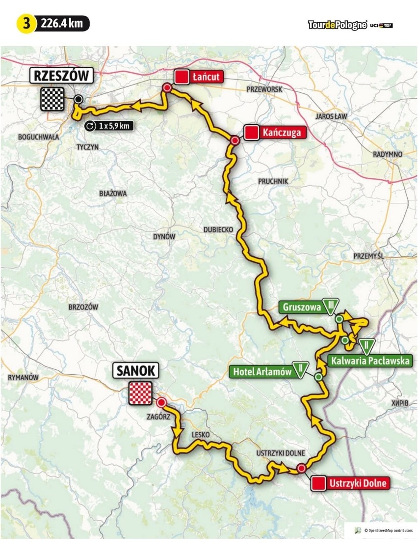 Wyścig rozpocznie się w Lublinie. Znamy szczegóły trasy 78. Tour de Pologne