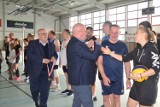 Belferiada 2022 w Łęczycy. Nauczyciele i samorządowcy zagrali w siatkówkę 