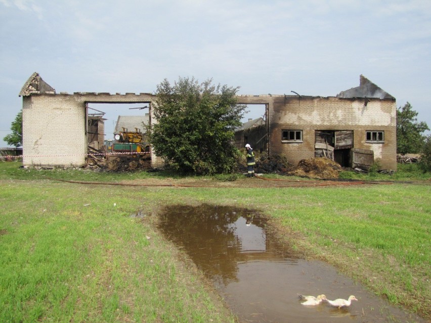 Pożary i podtopienia to efekt nawałnicy, która przeszła nad powiatem 25 sierpnia