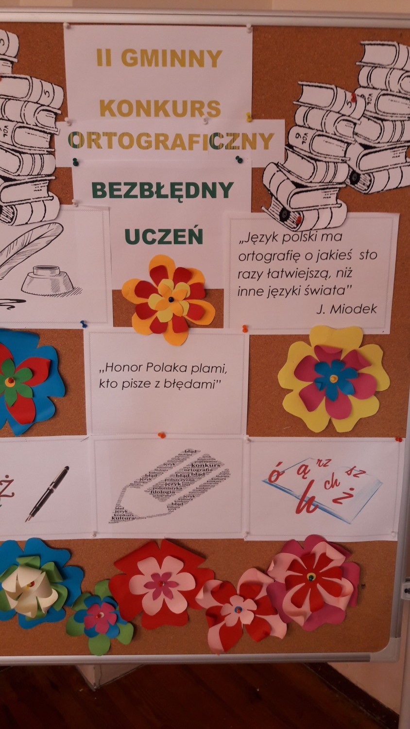 II Gminny Konkurs Ortograficzny "Bezbłędny uczeń"