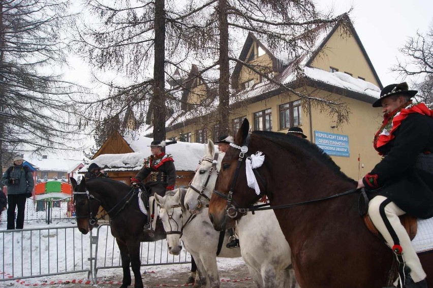 Kolędnicy zagrali na wierchach Bukowiny