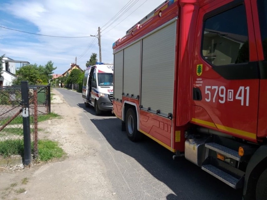 Wybuch w Pęgowie pod Wrocławiem. Jedna osoba ranna, lądował śmigłowiec LPR [ZDJĘCIA]