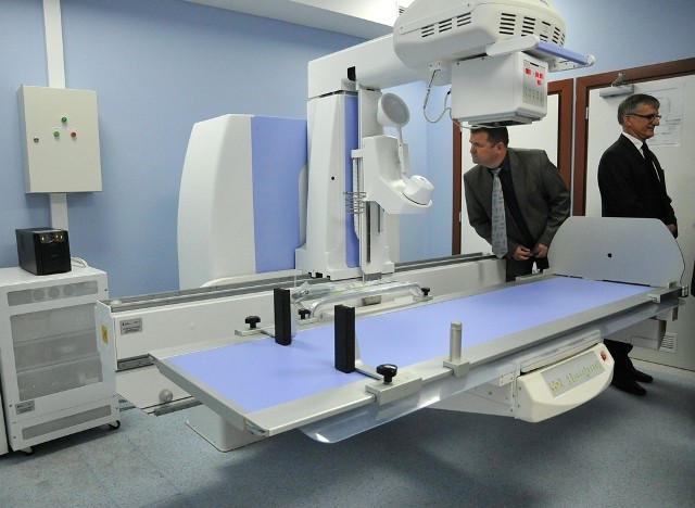 Nowy aparat rentgenowski wzbudzał zainteresowanie podczas otwarcia działu diagnostyki