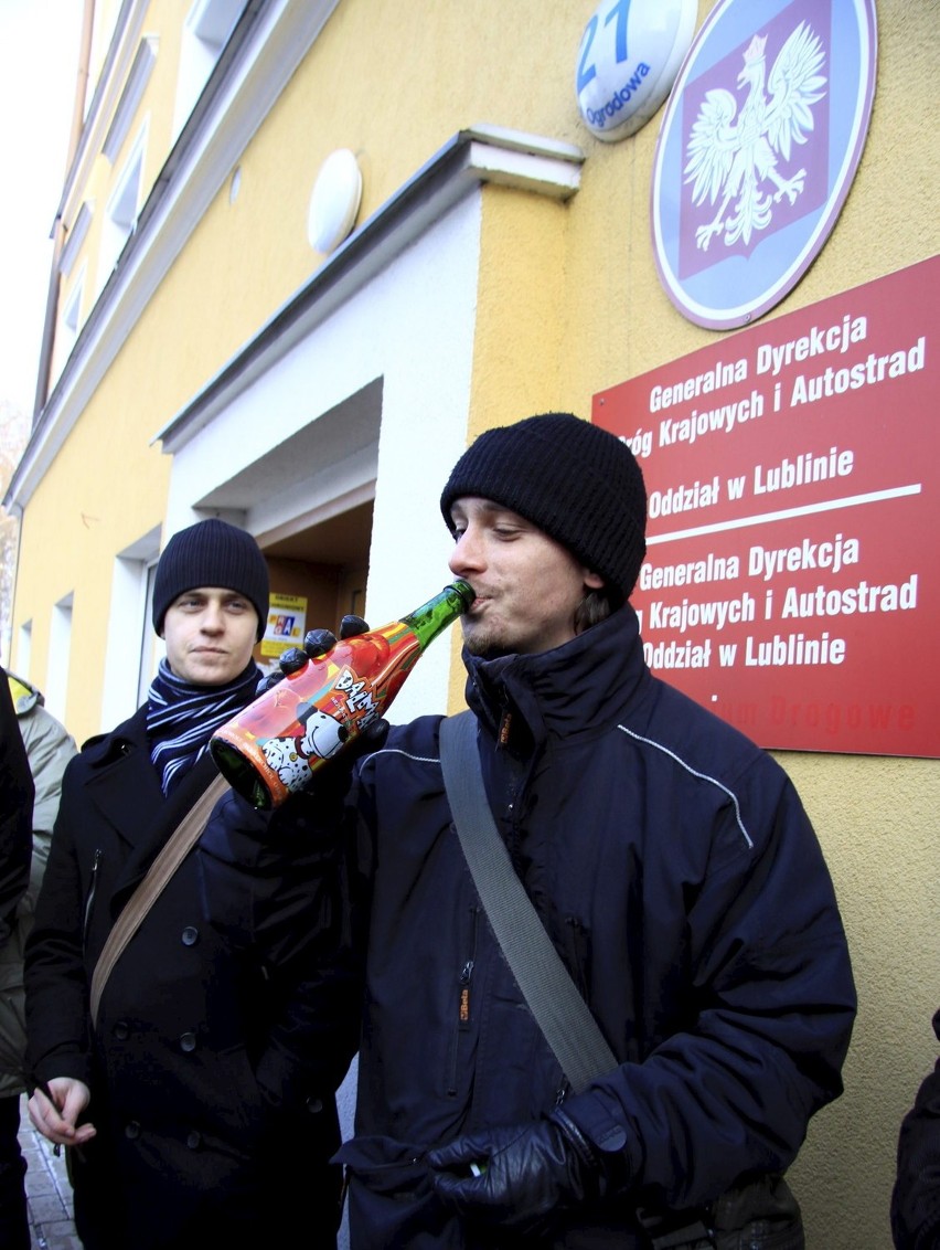 Protestowali w obronie obwodnicy Lublina