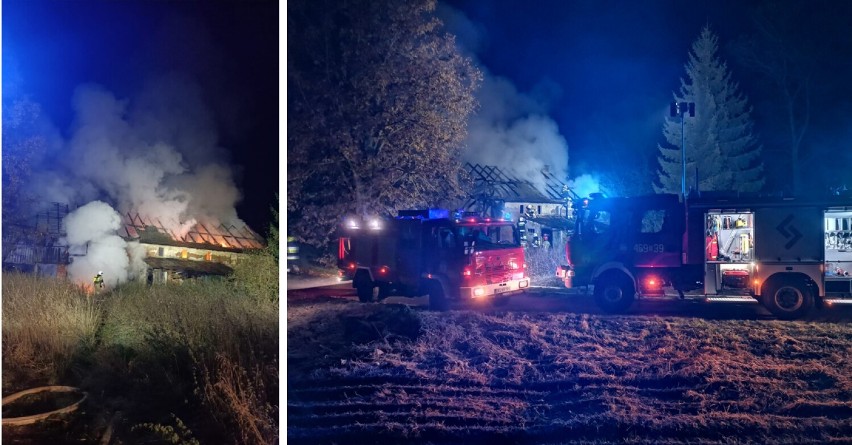 Ścinawka Dolna: Pożar budynku. Nie po raz pierwszy. Akcja...