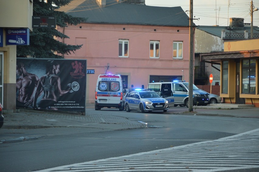 Utrudnienia w ruchu w centrum Skierniewic. Potrącenie rowerzystki [ZDJĘCIA]