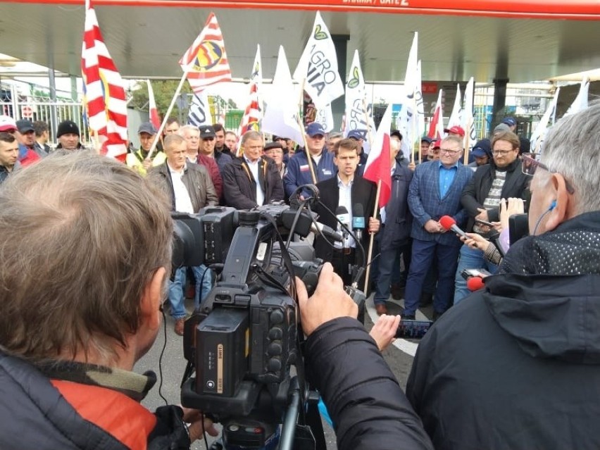 Protest AgroUnii we Włocławku. Wysokie cny nawozów są...