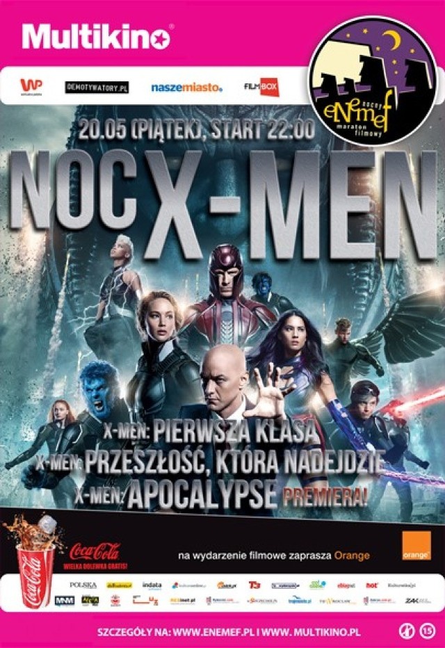 ENEMEF: Noc X-Men odbędzie się 10 maja