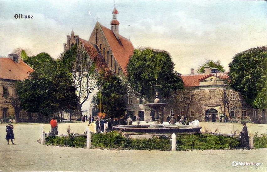 Lata 1910-1920 

Rynek w Olkuszu.