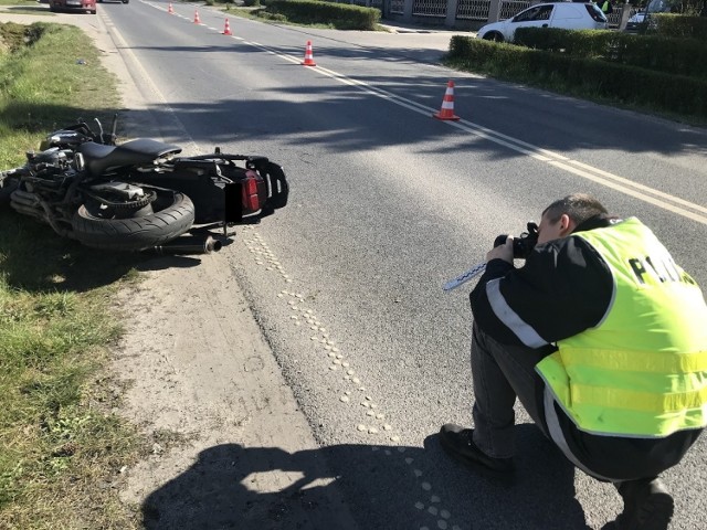 Motocykliści musza się mieć na bacznosci. Zderzenie z autem kończy się zawsze w szpitalu