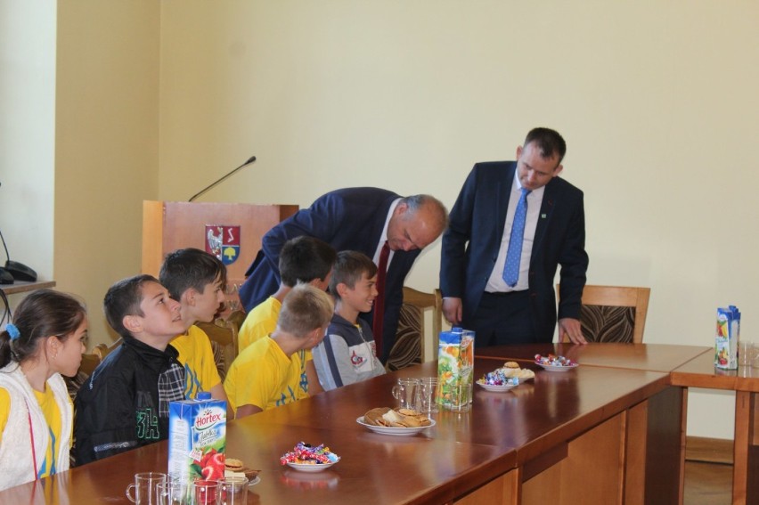 Ukraińskie dzieci z wizytą w Złotowie