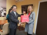 Nowy ambasador Tajwanu z wizytą u burmistrz Śmigla