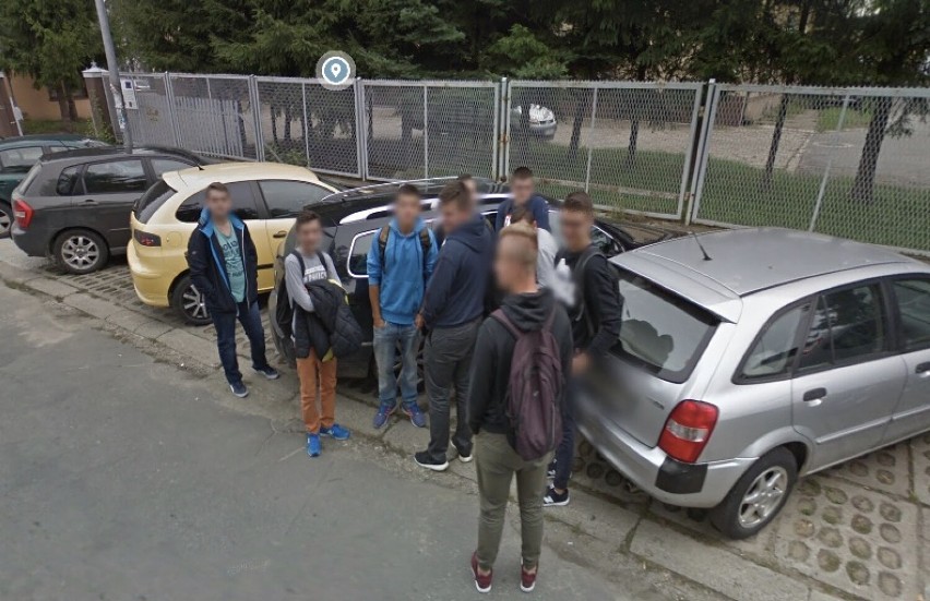 Sądeczanie przyłapani przez Google Street View