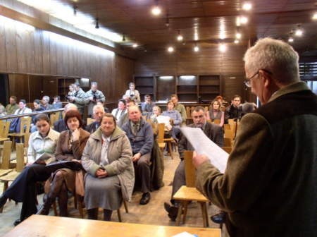 Marian Jutrzenka-Trzebiatowski o losach bruszan po wojnie wie z pewnością najwięcej. Swoją wiedzą podzielił się podczas spotkania z mieszkańcami.