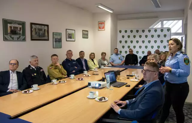 Spotkanie podsumowujące realizację projektu 'Razem bezpieczniej" odbyło się we Włodawie.