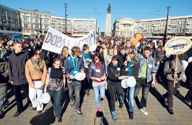 Dopalaczom mówią nie! Marsz przeciw dopalaczom z placu Wolności pod Urząd Miasta Łodzi