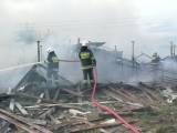Nowy Dwor: Pożar w gospodarstwie Renaty Beger [ZDJĘCIA]