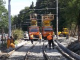 Tramwaje na Oporów wrócą we wrześniu (ZDJĘCIA)