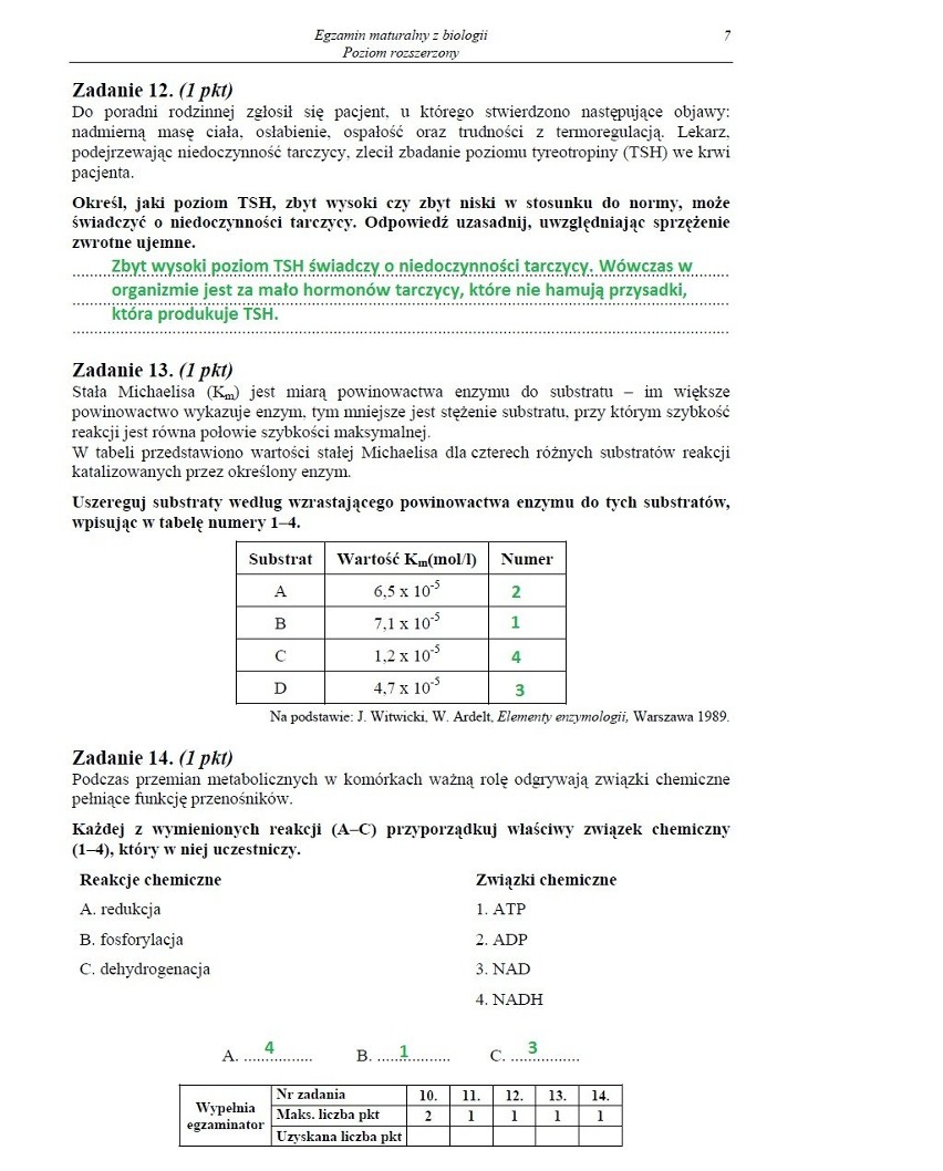 MATURA 2013 z biologii - poziom rozszerzony. BIOLOGIA ROZSZERZONA [arkusz CKE, pytania, odpowiedzi]