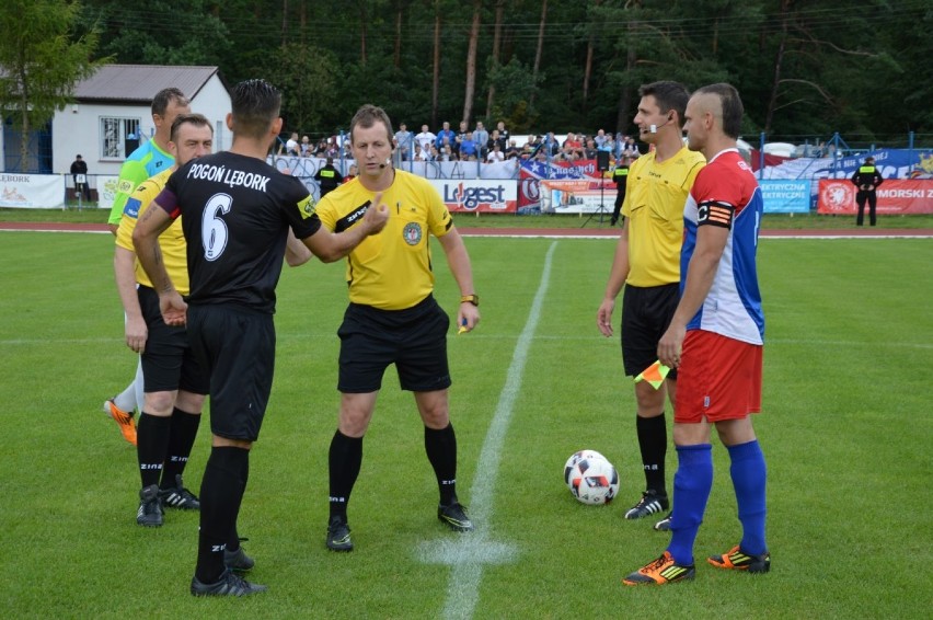 Piłka nożna. IV liga. Pogoń Lębork - Gryf Słupsk 1:0 (1:0)