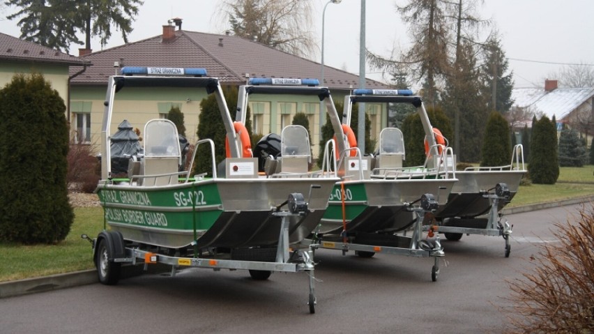 Straż Graniczna otrzymała nowe łodzie do patrolowania Bugu. Zobacz zdjęcia
